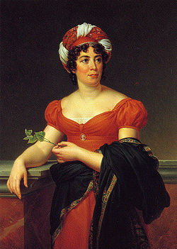 Madame de Staël, portrait par Gérard. (musée de Versailles)