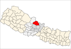 Localisation du district de Manang
