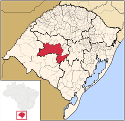 Région Microrégion de Santa Maria