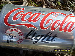 Canette de Coca-Cola Light