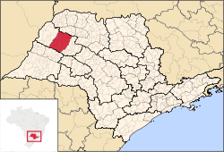 Région Microrégion d'Araçatuba