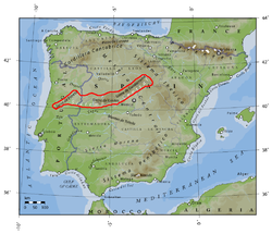 Carte de localisation du système central