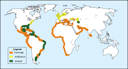 Répartition de Sterna sandvicensis