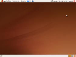 Bureau de la version Ubuntu 9.04