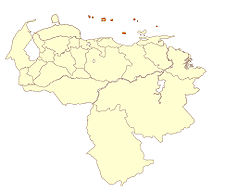 Localisation de l'État de Sucre