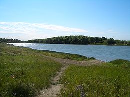 L'Irtych à Tcherlak, entre la frontière kazakhe et la ville d'Omsk.