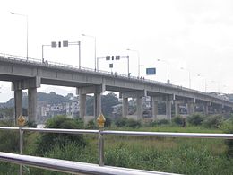 Pont de l'Amitié birmo-thaïlandaise sur la Moei.