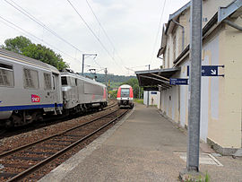 Croisement en gare d'Arbois