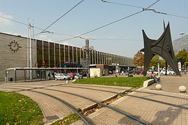 Extérieur de la gare de Grenoble