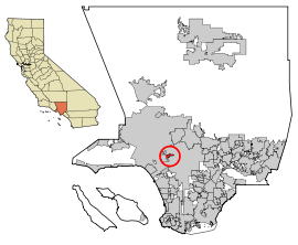 Localisation de West Hollywood