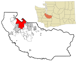 Localisation de Tacoma