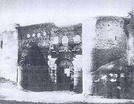 La Porta Salaria avant sa démolition (photo de 1870)