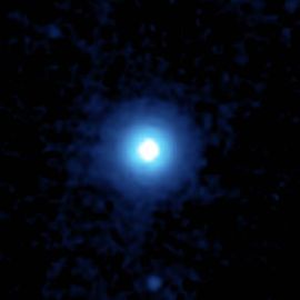 Vue infrarouge du disque de débris entourant Véga, par le télescope spatial Spitzer