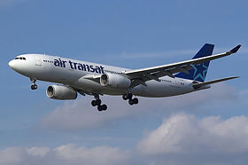 Un Airbus A330 d'Air Transat