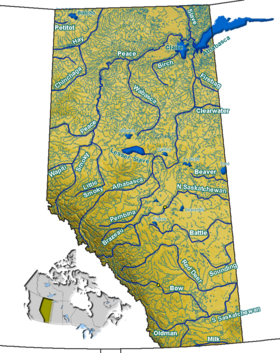 Alberta rivers