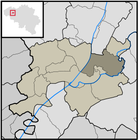 Localisation de Bachte-Maria-Leerne au sein de Deinze