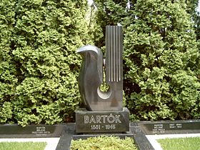 Tombe de Béla Bartok.