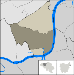 Localisation de Bazel au sein de Kruibeke