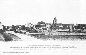 Carte postale ancienne : vue générale du village