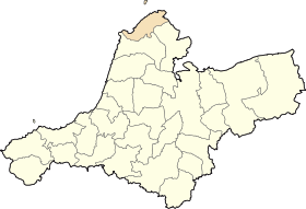 Dz - Bou Zedjar (wilaya de Aïn Témouchent) location map.svg
