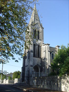 Clocher de l'église de Brives-sur-Charente