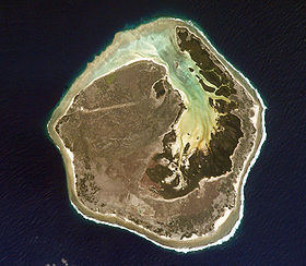Image satellite de l'île Europa.