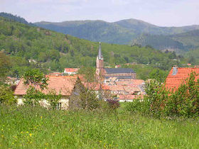 Giromagny et le massif du Ballon d'Alsace