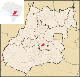 Localisation de Goiânia sur une carte