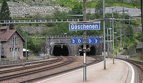 Portail Nord à Göschenen