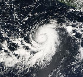 L'ouragan Sergio, le 15 novembre 2006 vers 17h25 UTC