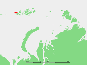 La Terre d'Alexandra dans l'archipel François-Joseph