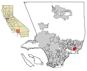 LA County Incorporated Areas Walnut highlighted.svg