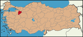 Latrans-Turkey location Bilecik.svg