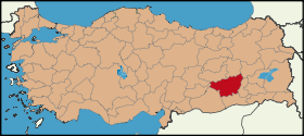 Localisation de Diyarbakır
