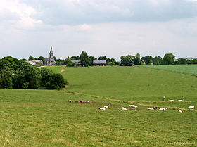 Panorama du village en venant de Maffe