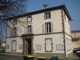 La mairie de Lussat