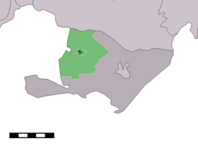 Localisation de Ulicoten dans la commune de Baarle-Nassau