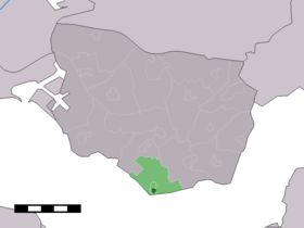 Localisation de Ellewoutsdijk dans la commune de Borsele