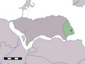 Localisation de Kats dans la commune de Noord-Beveland