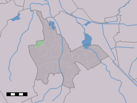 Localisation de Winde dans la commune de Tynaarlo