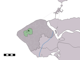Localisation de Aagtekerke dans la commune de Veere
