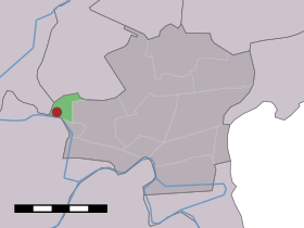 Localisation de Rustenburg dans la commune de Koggenland