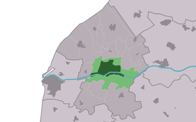 Localisation de Franeker dans la commune de Franekeradeel