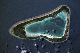 Image satellite de Marakei.