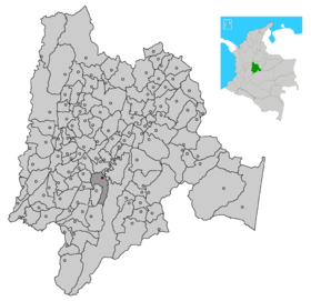 Carte de Soacha