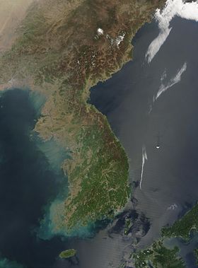 carte : Géographie de la Corée du Nord