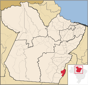 Localisation de Conceição do Araguaia sur une carte
