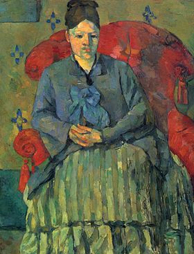 Image illustrative de l'article Madame Cézanne dans un fauteuil rouge