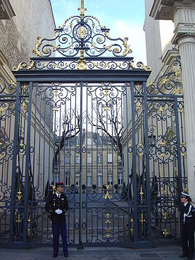 Hôtel de Beauveau, ministère de l'Intérieur français et résidence des ministres de l'Intérieur