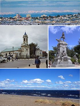 Différentes vues de Punta Arenas